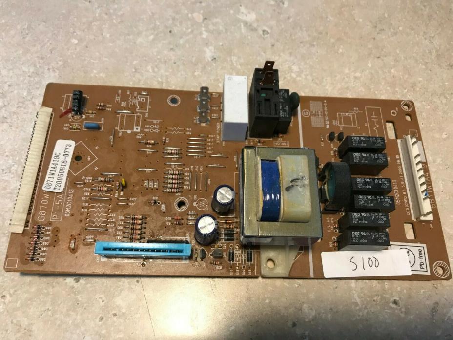 6871W1A419K LG Microwave Control Board (NEW)