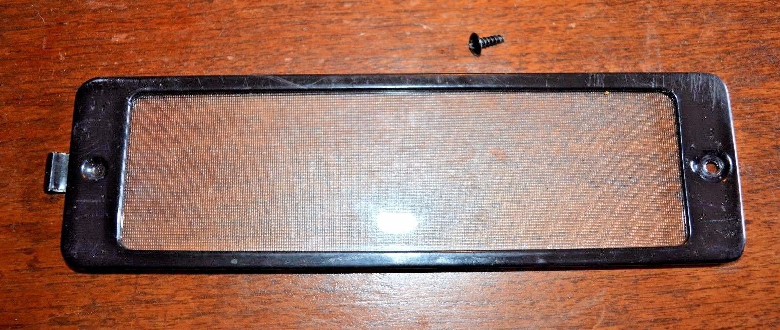 Microwave LG LMV1680ST Lamp Cover Bracket with Glass Black AP4991054 & AP4633214