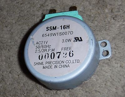 OEM 6549W1S007D SSM-16H Microwave Oven Turntable Synchronous Motor 6549W1S007