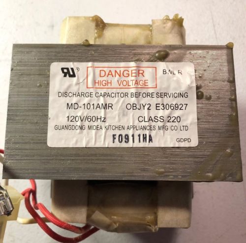 5304464075 MD-101AMR MICROWAVE HIGH VOLTAGE TRANSFORMER FROM BRAND NEW MICROWAVE