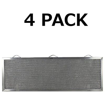 4 Filter for Dacor AP3393847 Grease Range Hood Vent Replacement AFF195-M