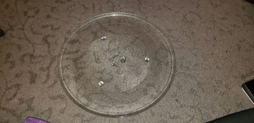 Clear Glass Microwave Replacement Plate (H61) 14 1/8