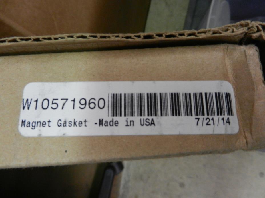 NEW OEM WHIRLPOOL W10571960 GASKET D0