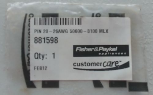 Genuine Fisher & Paykel Appliance Pin 881598