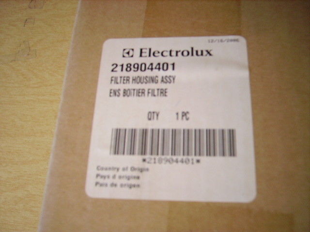 Electrolux 218904401 FILTER HOUSING ASSEMBLY NEW GENUINE - FREE SHIPPING