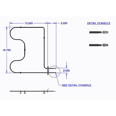 Range Kleen Bake Element Wall Oven and Range for Whirlpool Brands