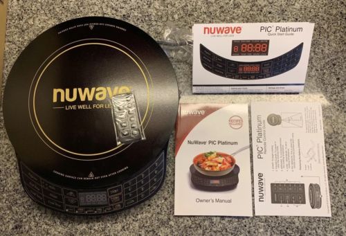 NuWave PIC Platinum 30401 Precision Induction Cooktop Black NEW IN BOX