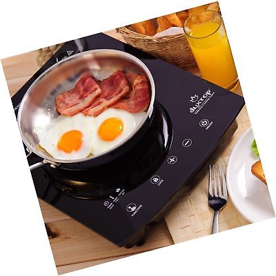 Duxtop 8310ST 1800-Watt Portable Sensor Touch Induction Cooktop, Silver