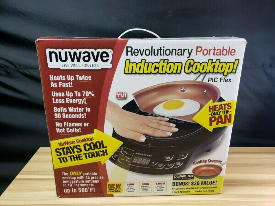 NuWave Pic Flex 30532 Plastic Induction Hot Plate - 1300W - Black