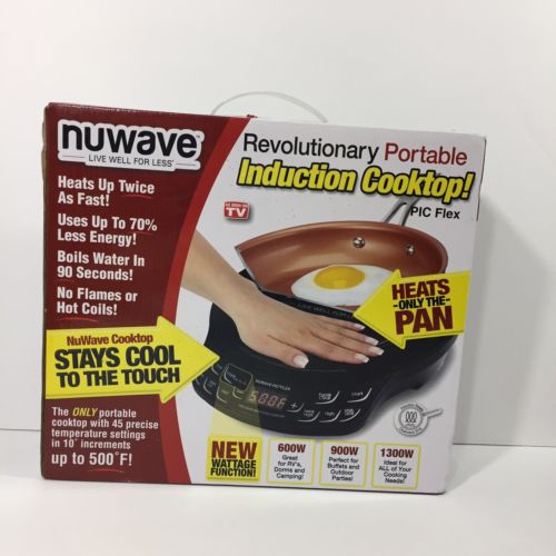 Nuwave Pic Flex Portable Induction Cooktop Pan Not Included