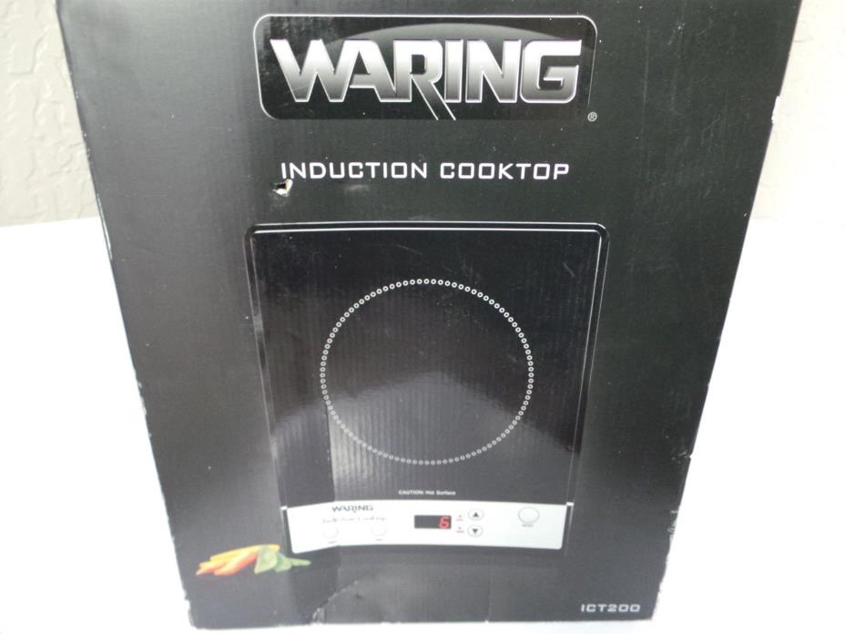 Waring Countertop Induction Cooktop Portable Single Burner Efficient Fast ICT200