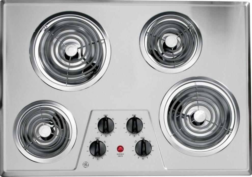 GE JP328SKSS 30 in. Electric Electric Cooktop