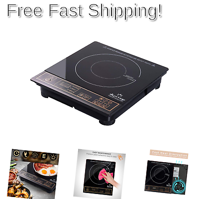 DUXTOP 1800-Watt Portable Induction Cooktop Countertop Burner 8100MC, gold