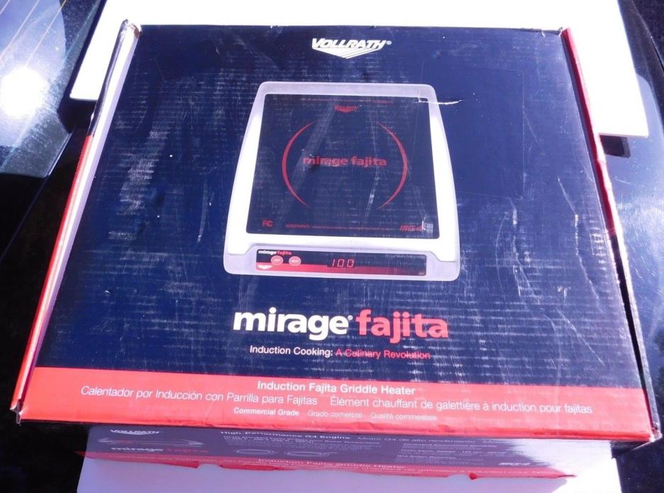 Vollrath 59500F Mirage INDUCTION Cast Iron FAJITA SKILLET/ PAN Heater 1800 WATT