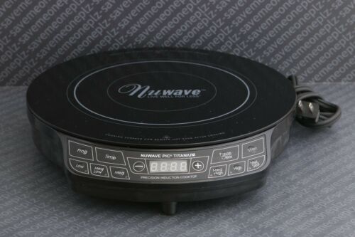 Nuwave Pic Titanium 30341 CR 1800W Portable Induction Cooktop Countertop Burner