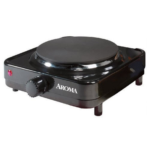NEW Aroma AHP 303 Single Hot Plate Black FREE SHIPPING