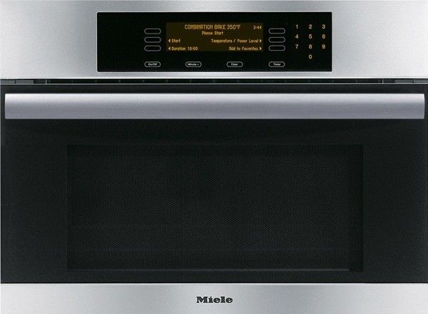 Miele H4084BMSS 24” Speed Oven Stainless Steel Convection, Microwave, Broiling