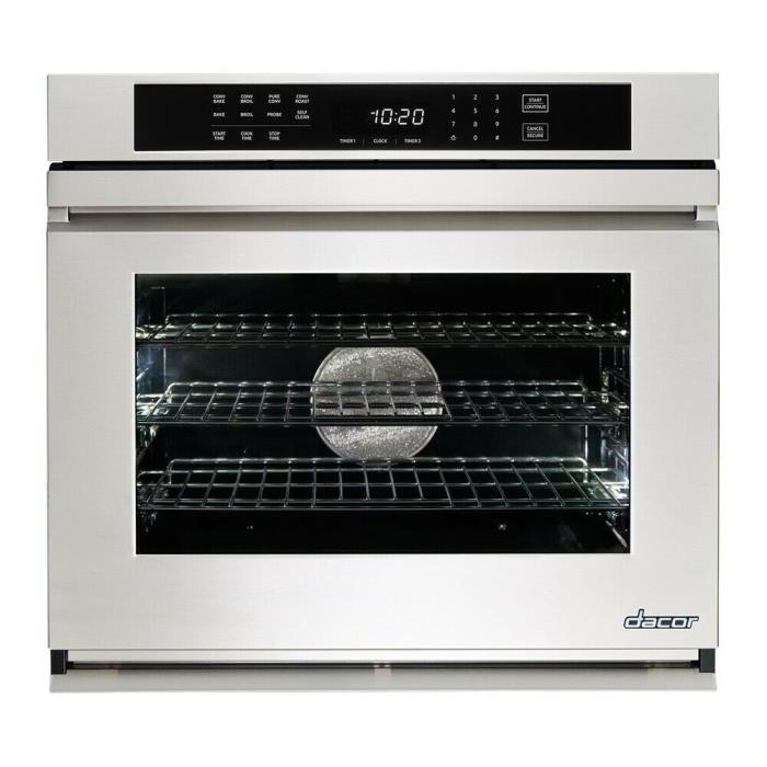 Dacor HWO130FS Heritage 30 Inch Single Wall Oven Stainless Steel 6 Cooking Modes
