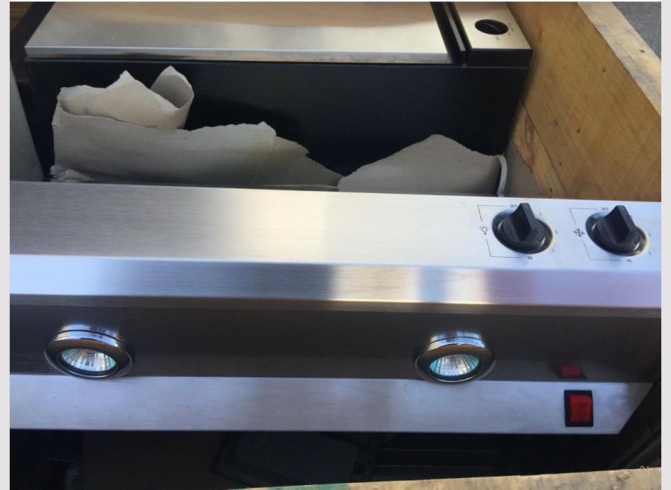 GE Monogram Stainless Steel Industrial Oven Hood