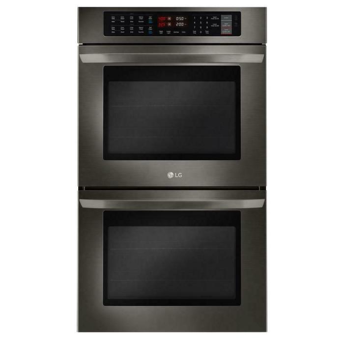 LG Self-Cleaning Convection Double Electric Wall Oven 30