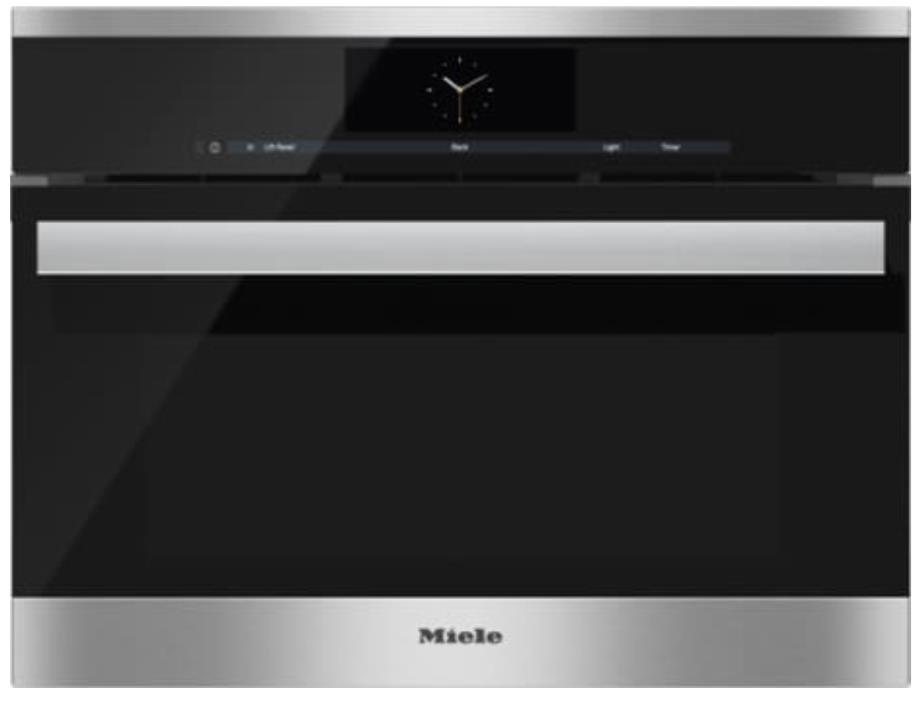 Miele PureLine M-Touch Stainless Steel DGC68001XL 24” Single Steam Oven New