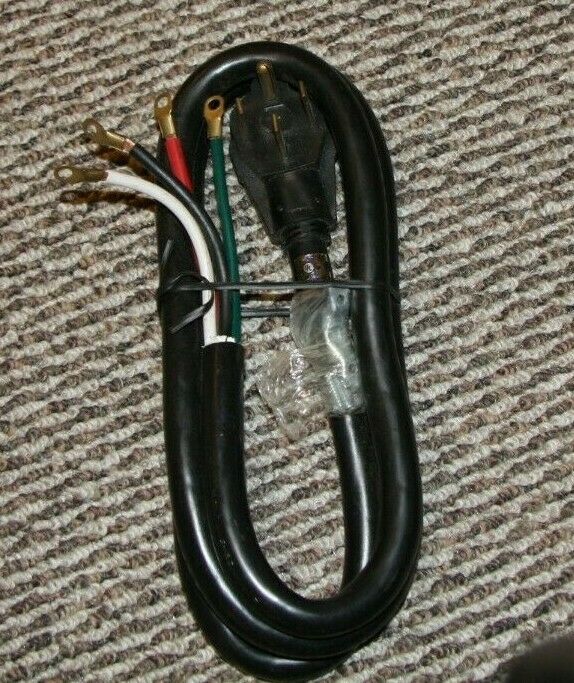 NEW ZHANGJIAGANG 6FT WIRE 4 Prong Range Cord 50 AMP WITH SPADE CONNECTORS