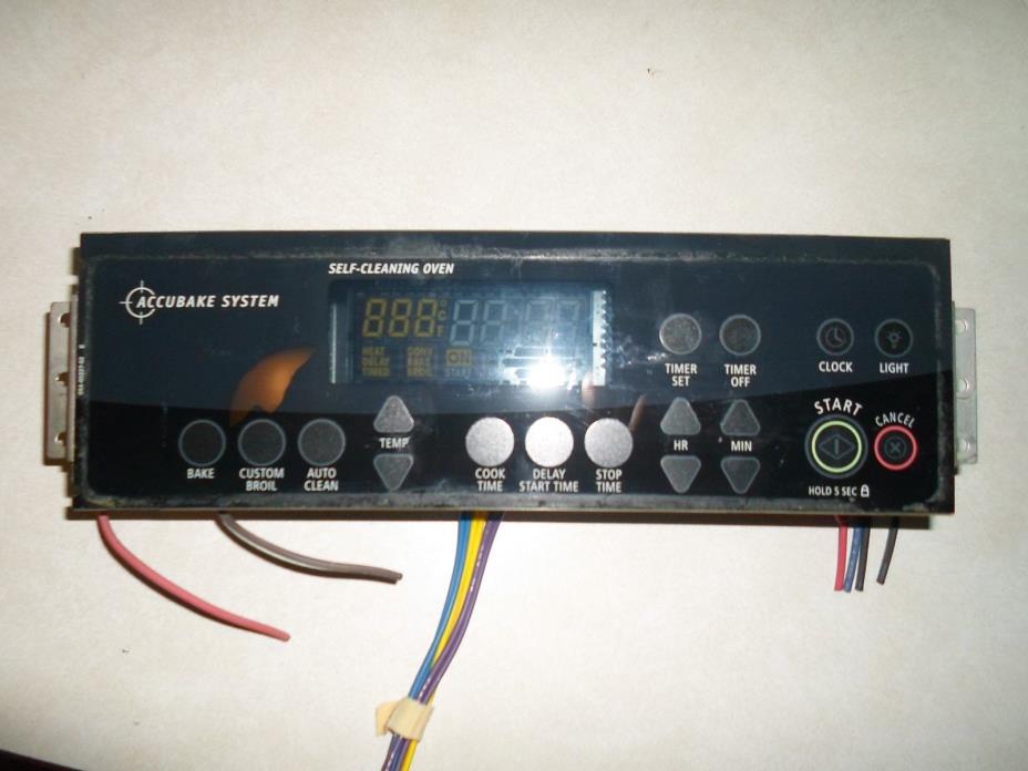 Accru Bake electric oven range control board 100-01072-80 040273173H Clock timer