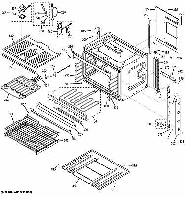 NEW OEM GENUINE Range/Stove/Oven ELEMENT BROIL ASM WB44X23640