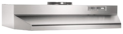 Broan 423604 ADA Capable Under-Cabinet Range Hood, 190 CFM 36-Inch, Stainless St