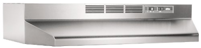 Broan 413004 ADA Capable Non-Ducted Under-Cabinet Range Hood, 30-Inch, Stainless