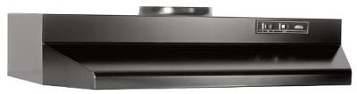 Broan 423023 ADA Capable Under-Cabinet Range Hood, 190 CFM 30-Inch, Black