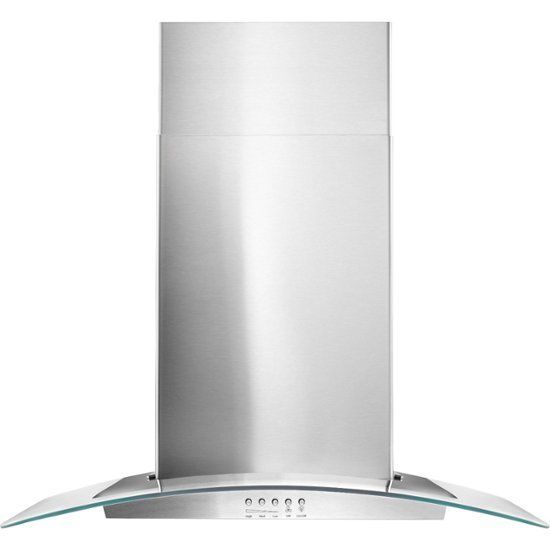 Whirlpool 30' Concave Glass Wall Mount Range Hood Stainless Steel WVW51UC0FS