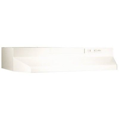 Broan F403022 Two-Speed Four-Way Convertible Range Hood, 30-Inch, Biscuit On ...