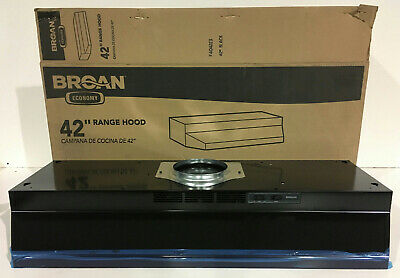 Broan F404223 Series 42 in. Convertible Range Hood in Black New