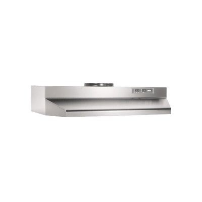 Broan 423604 Ada Capable Under-Cabinet Range Hood, 190 Cfm 36-Inch, Stainless...