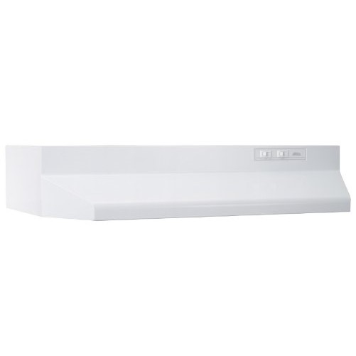 Broan 404201 Ada Capable Under-Cabinet Range Hood, 160 Cfm 42-Inch, White