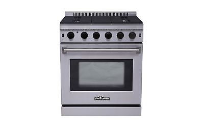 Thor Kitchen LRG3001U Freestanding Style Gas Range with 4.55 Cubic Feet Oven,...
