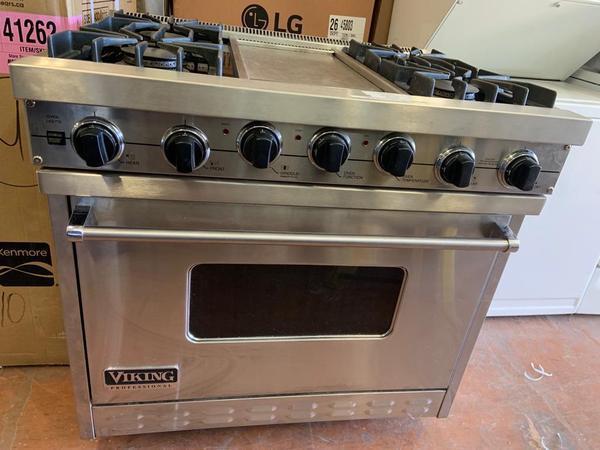 0003589 36” viking professional dual fuel stove