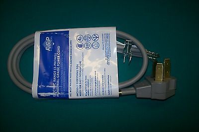 NEW! FSP Electric Range Power Cord Industrial Grade 4 ft 40 Amp 250 Volt 3 Wire