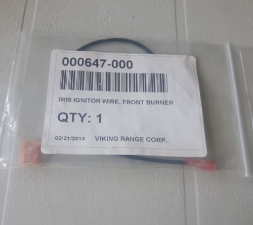 Genuine Viking Iris Front Burner Ignitor Wire 000647-000