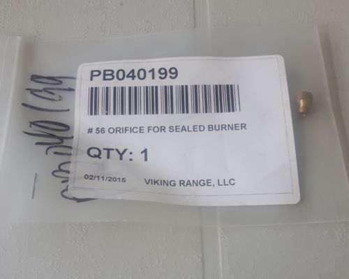 PB040199 VIKING MAIN JET ORIFICE #56