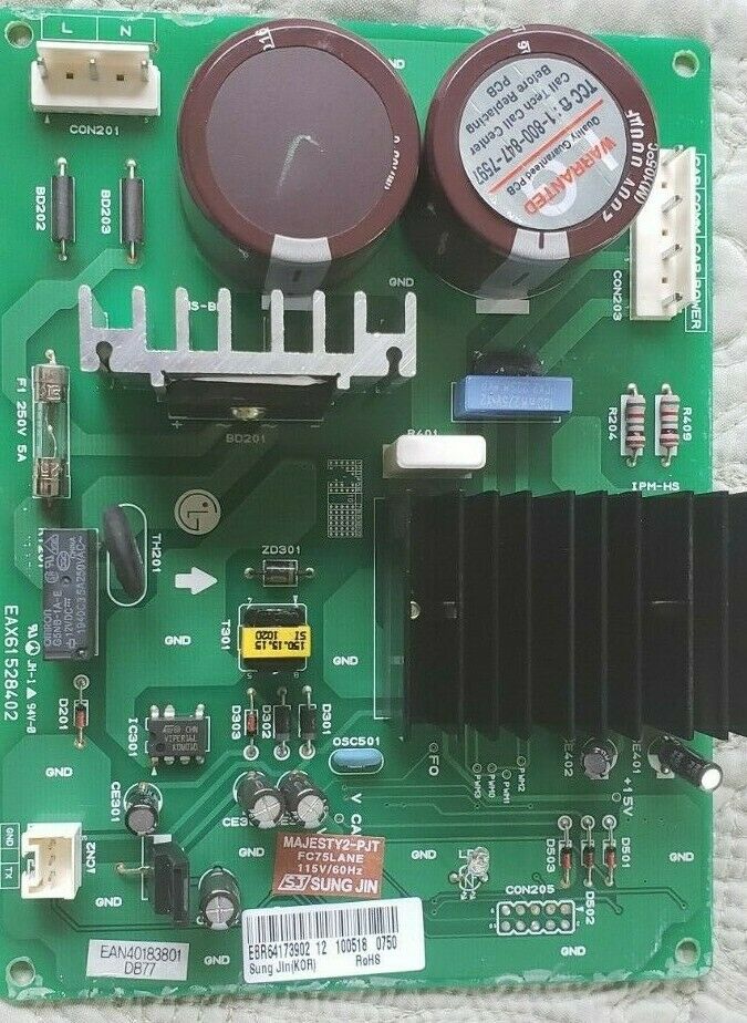 LG Refrigerator Electronic Control Board (EBR64173902)