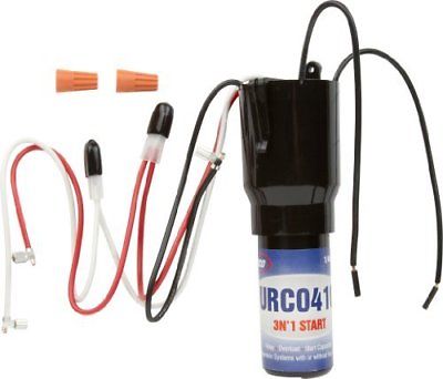 3 in 1 URCO410-0 Hard Start Kit for Refrigerator Relay Capacitator Overload