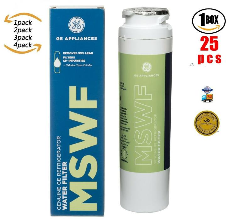 1/2/3/4/6/25 Pack Fits GE MSWF Water Filter SmartWater Refrigerator Replacement