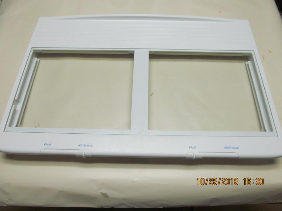 Maytag Whirlpool Refrigerator Crisper Shelf Frame w/Glass