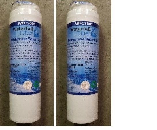 LOT OF TWO New Sealed Waterfall WFC3001 GE MSWF Compatible - Water Filter
