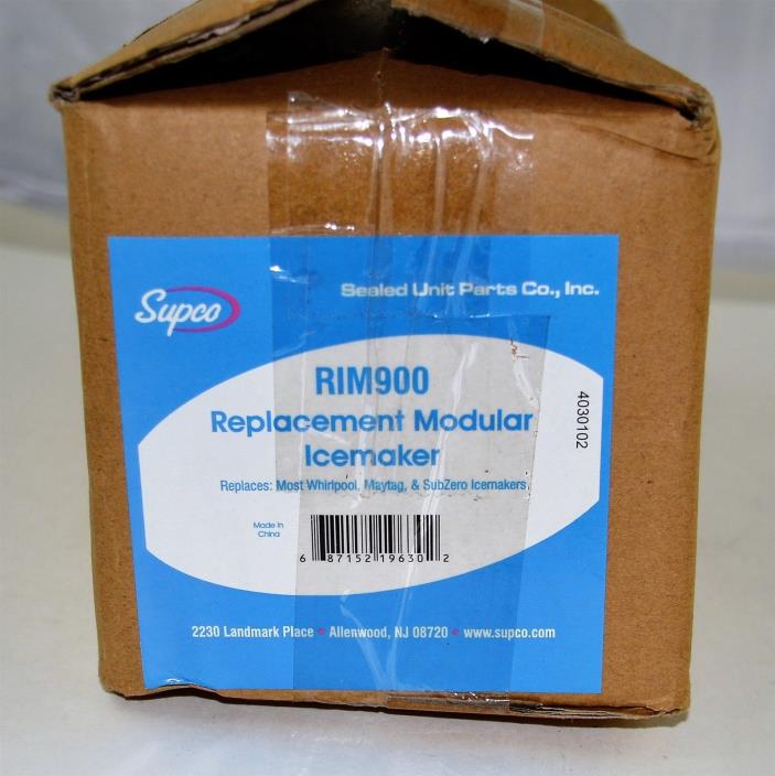 Supco Bare Modular Universal Ice Maker Replacement Part No. RIM900