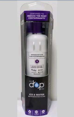 EveryDrop Whirlpool Refrigerator Water Filter #1, Every Drop EDR1RXD1,W10295370A