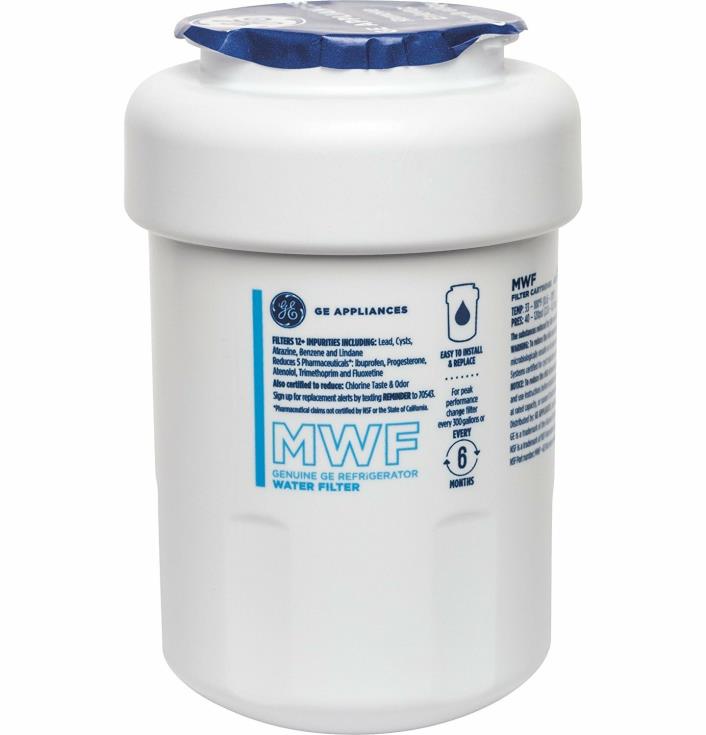General Electric MWF Refrigerator Water Filter, Premium Filtration: Certified...