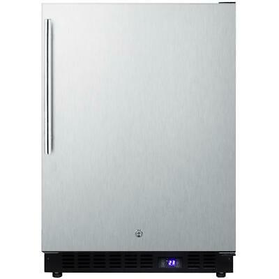 Summit 24-Inch 3.72 Cu. Ft. Outdoor Rated Compact Freezer - Stainless Steel